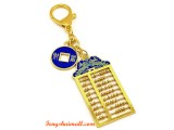 9 Rod Abacus Amulet Keychain
