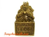 Brass Feng Shui Nine Dragon Seal