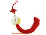 Exquisite Top Grade Jade Ping An Kou Tassel (L)