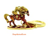 Fly On Monkey On Horse Amulet