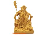 Guan Gong Sitting on Chair Figurine