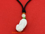 Jade Piyao Pendant with Adjustable Necklace