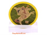 Kwan Kung Riding A Horse Mini Plaque