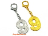Number 9 Keychain